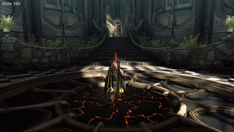 Illustration for article titled Let's Compare XBL And PSN Bayonetta Demo Screens